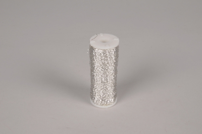 A408MG Rouleau de fil bouillon argent L140m