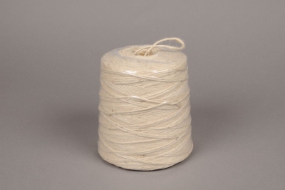 A441UN Rouleau fil de jute blanc D2mm