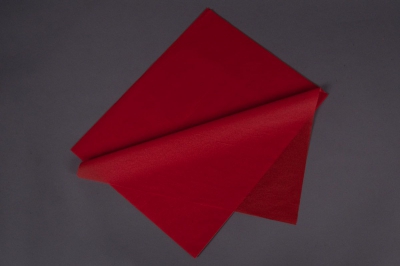 Rame 480 feuilles de papier de soie mousseline sirius, emballage fleuriste  50x75 cm rouge 17