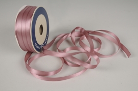 A509UN Old pink satin ribbon 12mm x 100m