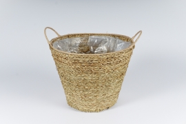 A555NM Natural seagrass planter basket D28cm H24cm