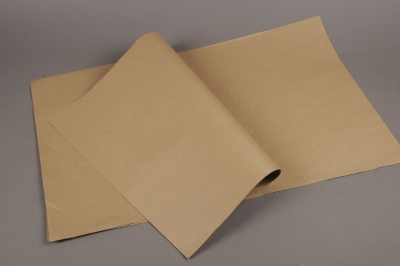 A585QX Ream of 250 sheets natural kraft paper 60x80m