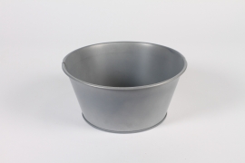 A593NM Antique grey zinc bowl D20cm H9cm