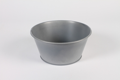 A593NM Coupe en zinc vieilli gris D20cm H9cm