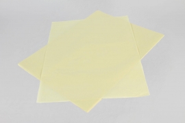 A629QX Paquet de 240 feuilles papier de soie jaune p&acirc;le 50x75cm