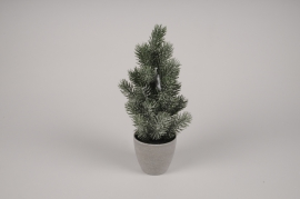 a640nn Snowy artificial fir tree H32cm