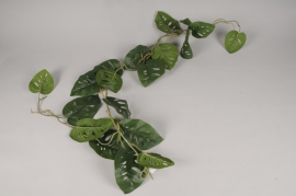 a648nn Green artificifial philodendron garland L110cm