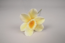 a677nn Artificial yellow daffodil H40cm