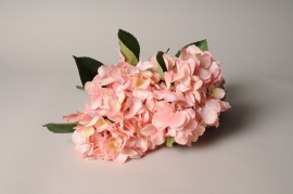 a720nn Bouquet d'hortensias artificiels roses H45cm
