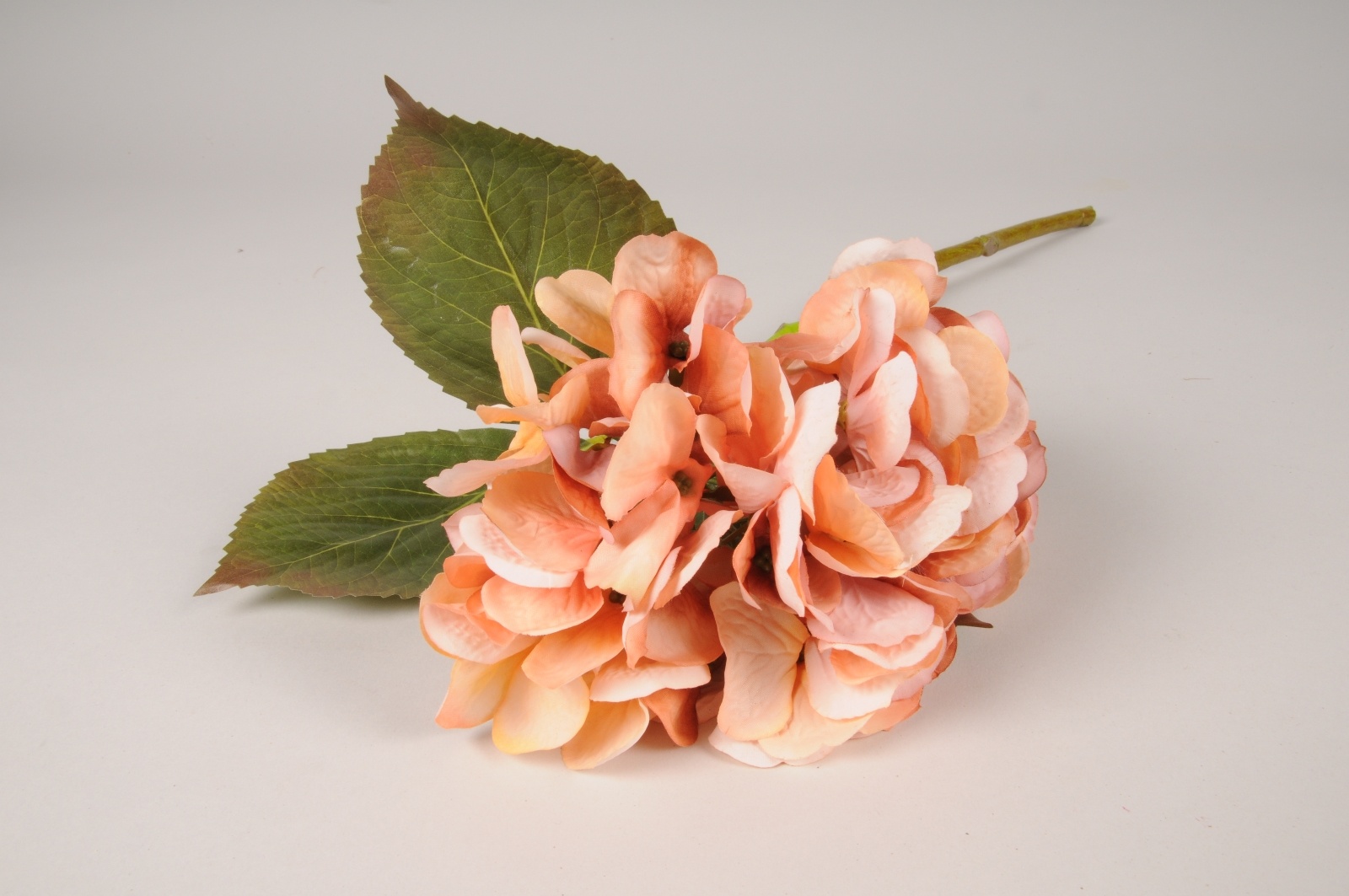 Peach artificial hydrangea H48cm