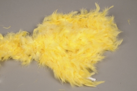 A735KI Yellow boa feather L184cm