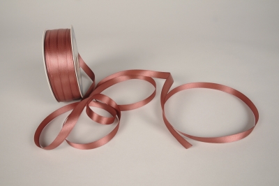 A742UN Old pink fabric ribbon 12mm x 100m