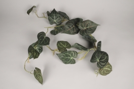 a824nn Guirlande de feuilles d'anthurium artificielles L105cm