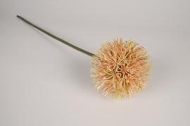 a846nn Allium artificiel orange H70cm 