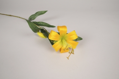 a856nn Lys artificiel jaune H70cm