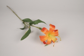 a857nn Orange artificial lily H70cm