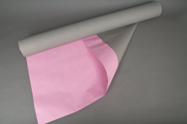 A871QX Kraft paper roll grey/ pink 80cmx50m