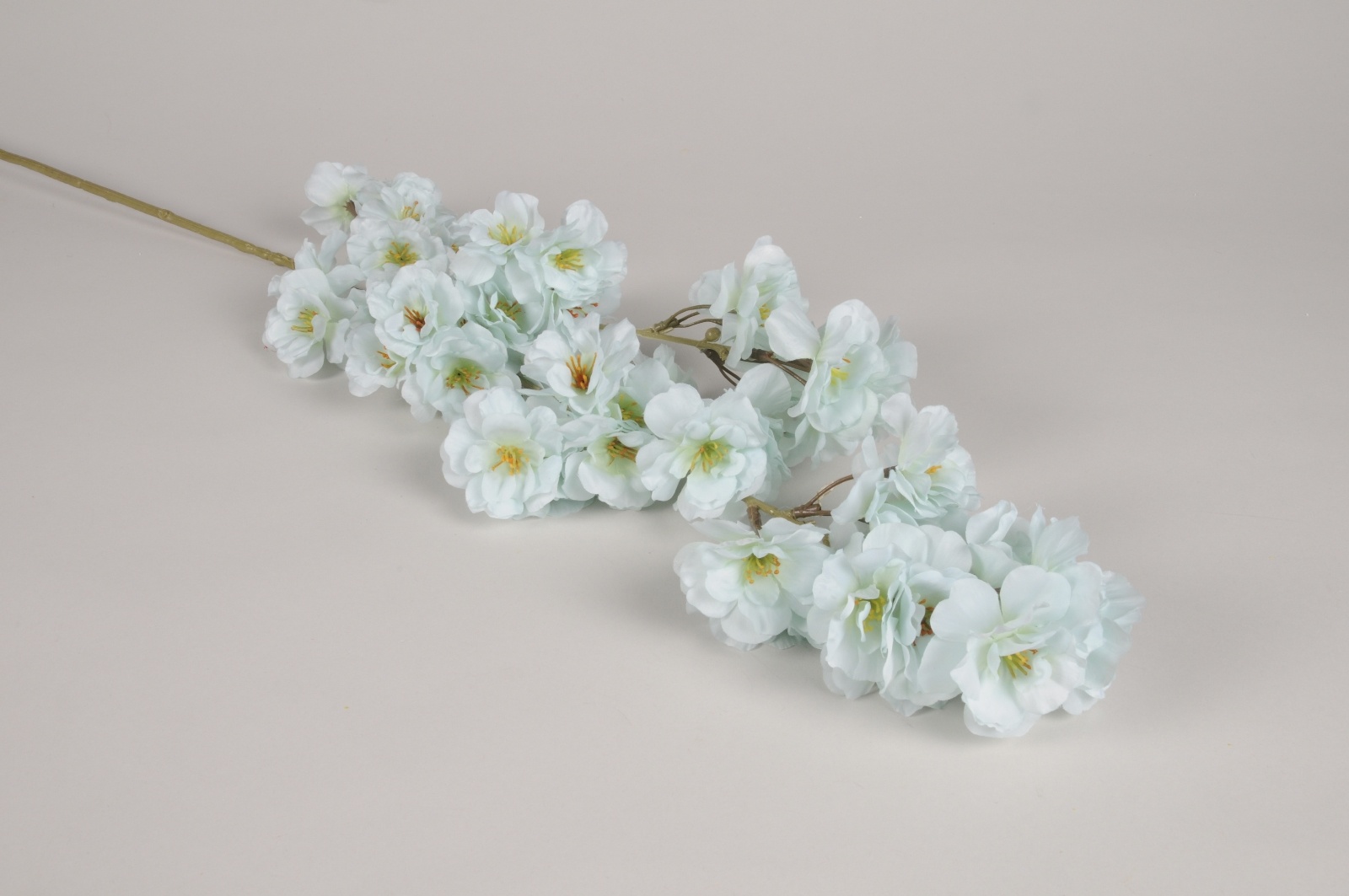 Light blue artificial Prunus H99cm