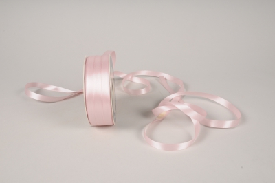 A911UN Light pink satin ribbon 12mm x 100m