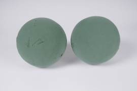 A920QV Paquet de 2 boules de mousse verte D16cm