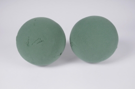 A920QV Paquet de 2 boules de mousse verte D16cm