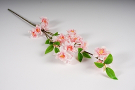 a923nn Light pink artificial Prunus H73cm
