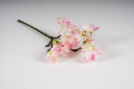 a926nn Cerisier artificiel rose pâle H42cm