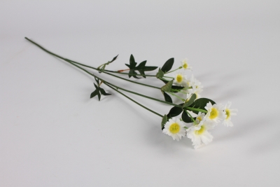 a934nn Marguerite artificielle blanche H62cm
