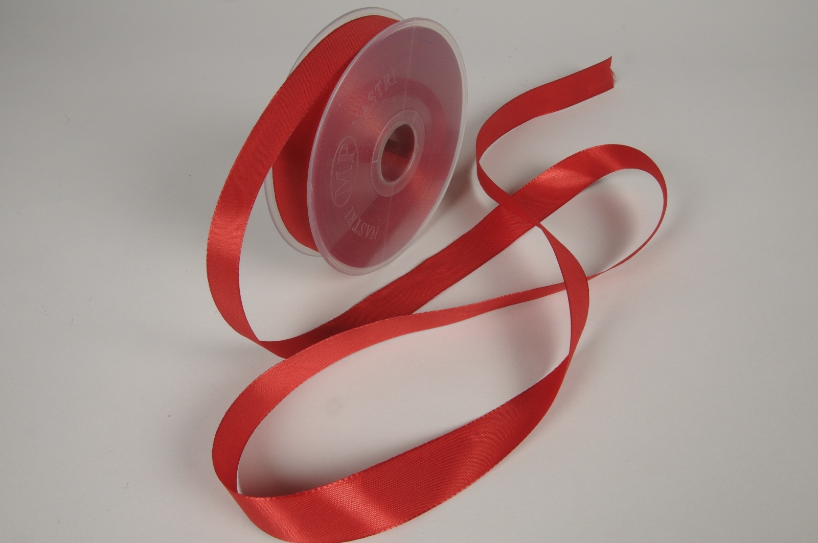 Red fabric ribbon 25mm x 50m