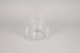A984IH Vase en verre cylindre D15cm H15cm