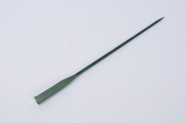 A037MO A037MO Box of 100 green plastic tubes on pic H30cm 