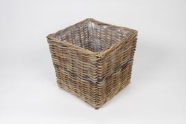 AG-000024 Natural rattan planter 50x50cm H49cm