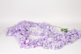 AM-000280 Branche de glycine artificielle lavande H310cm