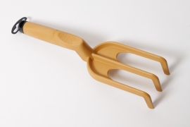 AT-000018 Trident en plastique ocre H26cm