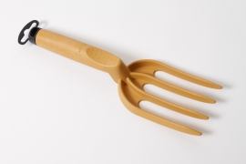 AT-000020 Fourche en plastique ocre H26cm