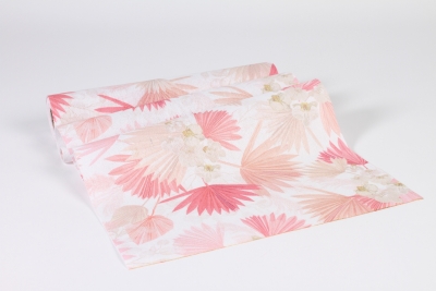 B008UN Purple fabric table runner 28cm x 3m