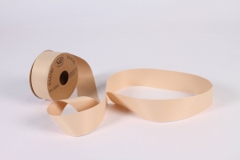 B017UN Cream fabric ribbon 40mm x 20m