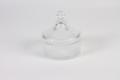 B019UN Glass candy jar D13.5cm H15cm