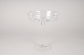 B025IH Glass stemmed bowl D24cm H30cm