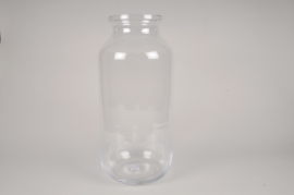 B070IH Vase bocal en verre D23cm H50.5cm