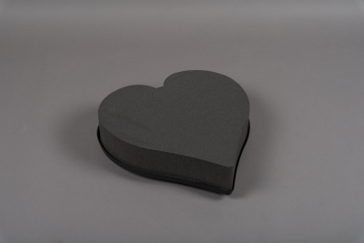 B101QV Coeur mousse florale D33cm