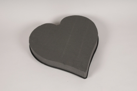 B102QV Coeur mousse florale D44cm