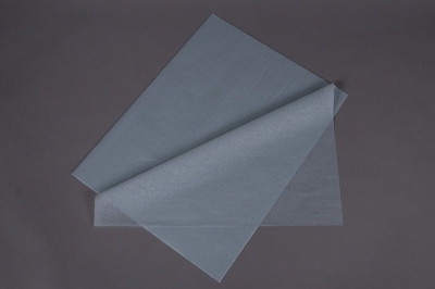 Papier de soie, 18 g/m2, 500 x 750 mm, noir, 60 % recyclé, lisse 1 face,  plat, Paquet de 480 feuilles