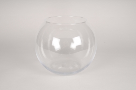 B150IH Vase en verre boule D26cm H23.5cm