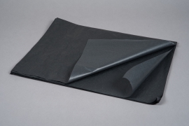 B189QX Ream of 480 black tissue paper sheets 50x75cm