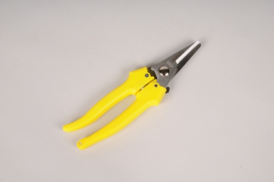 B207QV Yellow flower snip L19cm