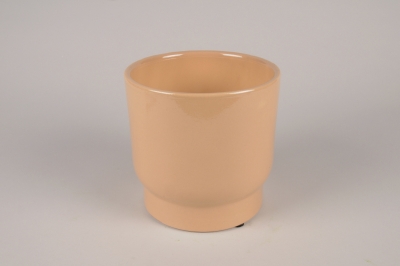 B214DQ Cache-pot en c�ramique nude D16.5cm H16cm