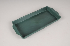 B214QV Bundle of 25 green plastic bowls L26cm