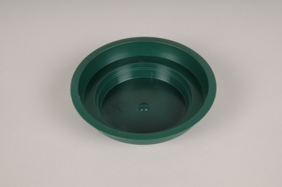 B215QV Paquet de 25 coupes en plastique vert D12cm H3cm
