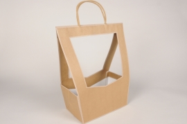 B293QX Pack of 5 brown bunch holder 23x14cm H38cm